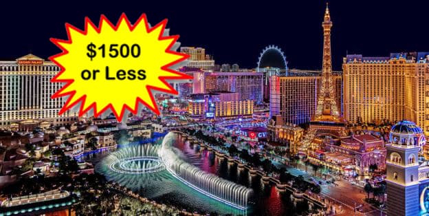 Las Vegas Strip illuminated at night, representing the Viva Las Vegas auction travel package